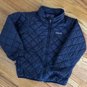 Toddler Navy Patagonia Nano Puff Jacket in 3T